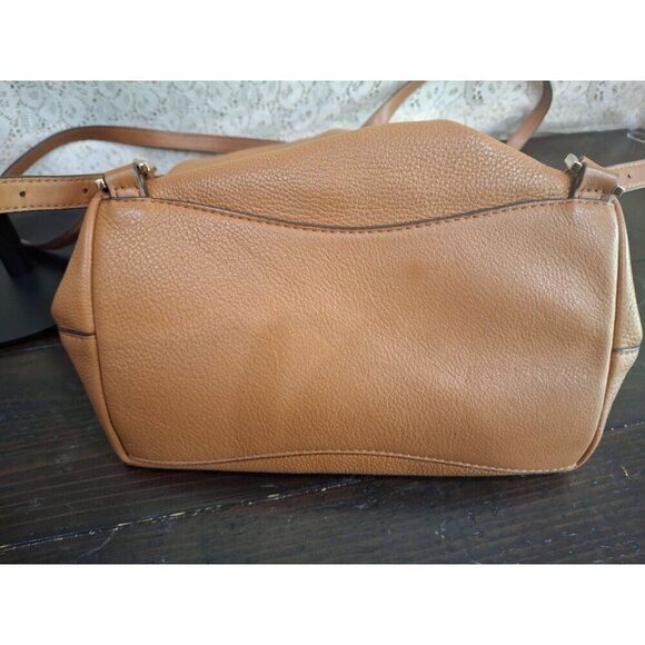 EUC Michael Kors Raven Medium "Acorn" (Brown) Pebbled Leather Backpack - Picture 5 of 13